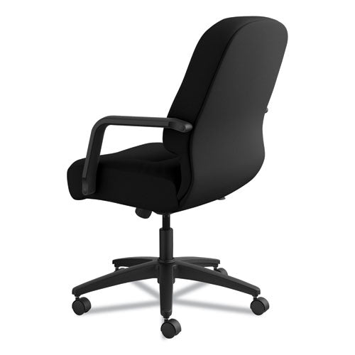 Pillow-soft 2090 Series Managerial Mid-back Swivel/tilt Chair, Supports Up To 300 Lb, 17" To 21" Seat Height, Black