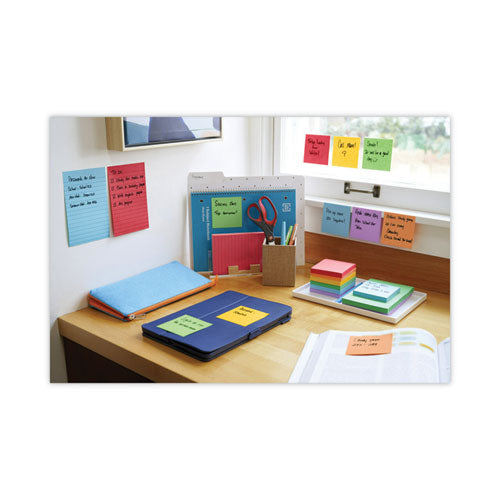 Pop-up 3 X 3 Note Refill, 3" X 3", Playful Primaries Collection Colors, 90 Sheets/pad, 10 Pads/pack