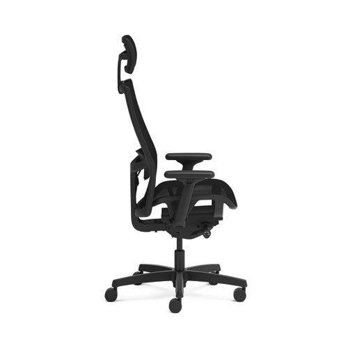 Ignition 2.0 4-way Stretch Mesh Back And Seat Task Chair, Supports Up To 300 Lb, 17" To 21" Seat, Black Seat, Black Base