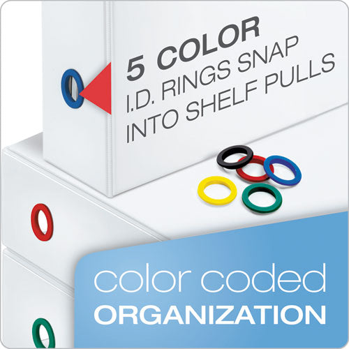 Freestand Easy Open Locking Slant-d Ring Binder, 3 Rings, 4" Capacity, 11 X 8.5, White