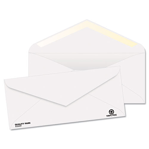 Security Tint Business Envelope, #6 3/4, Commercial Flap, Gummed Closure, 3.63 X 6.5, White, 500/box