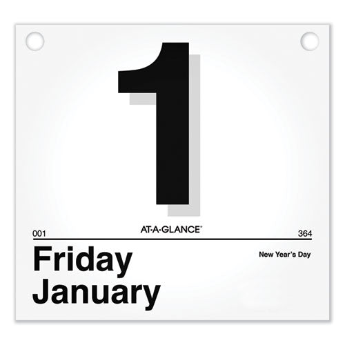 Today Is Daily Wall Calendar Refill, 8.5 X 8, White Sheets, 12-month (jan To Dec): 2023