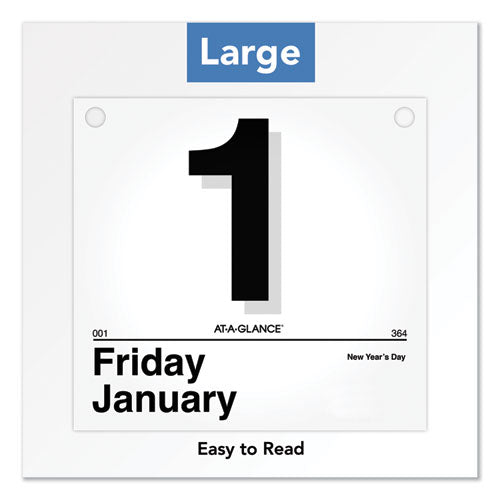 Today Is Daily Wall Calendar Refill, 8.5 X 8, White Sheets, 12-month (jan To Dec): 2023