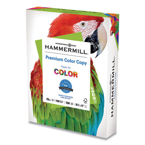 Premium Color Copy Print Paper, 100 Bright, 32 Lb Bond Weight, 8.5 X 11, Photo White, 500/ream