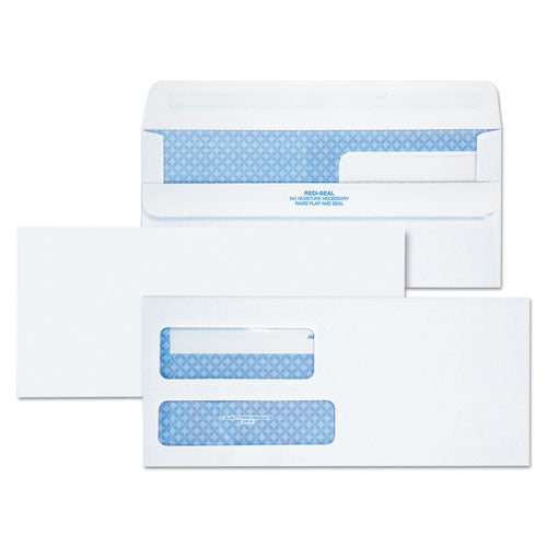 Redi-seal Security-tint Envelope, #10, Commercial Flap, Redi-seal Adhesive Closure, 4.13 X 9.5, White, 500/box
