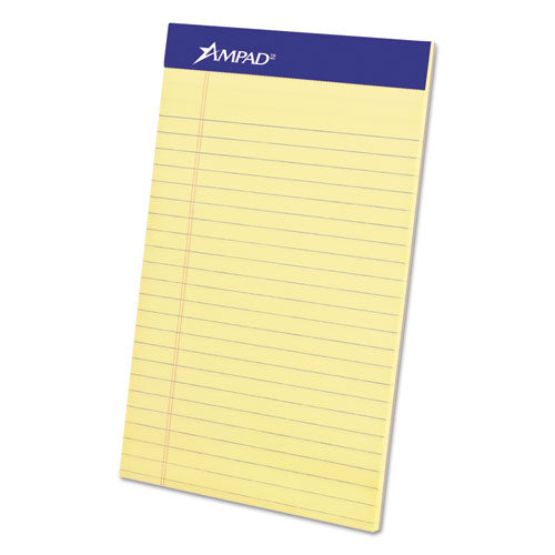 Perforated Writing Pads, Narrow Rule, 50 White 8.5 X 11.75 Sheets, Dozen