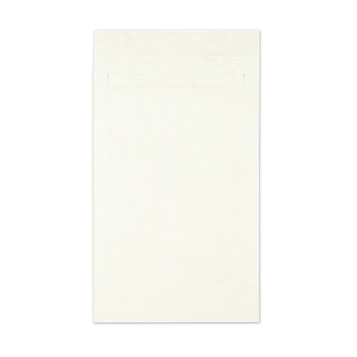 Heavyweight 18lb Tyvek Open End Expansion Mailers, #15 1/2, Cheese Blade Flap, Redi-strip Closure, 12 X 16, White, 100/carton