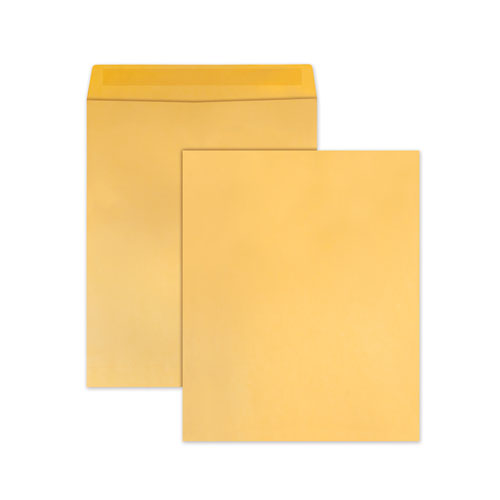 Jumbo Size Kraft Envelope, Cheese Blade Flap, Fold-over Closure, 12.5 X 18.5, Brown Kraft, 25/pack