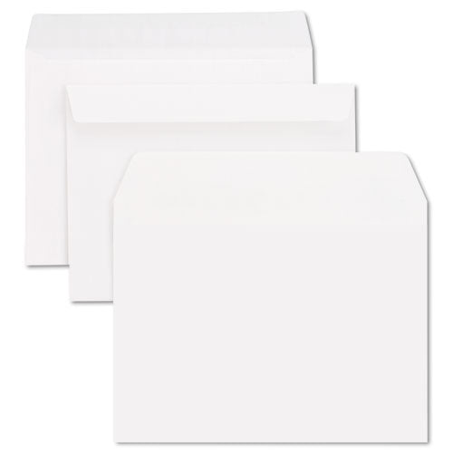 Open-side Booklet Envelope, #10 1/2, Cheese Blade Flap, Redi-strip Adhesive Closure, 9 X 12, White, 100/box