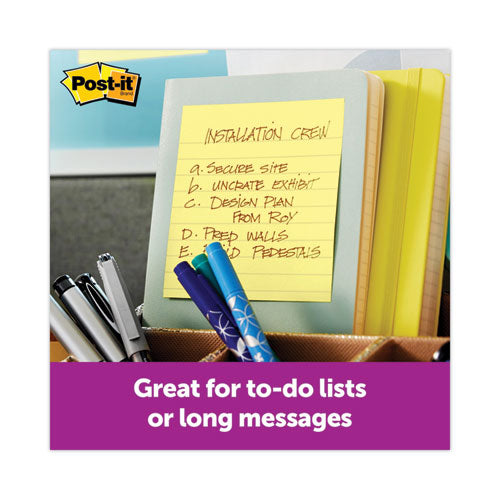 Pop-up Note Dispenser/value Pack, For 4 X 4 Pads, Black/clear, Includes (3) Canary Yellow Super Sticky Pop-up Pad