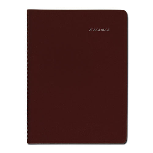 Dayminder Weekly Appointment Book, Vertical-column Format, 11 X 8, Burgundy Cover, 12-month (jan To Dec): 2023