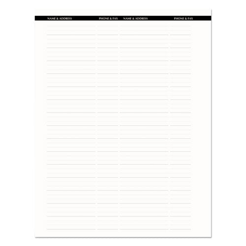 Recycled Professional Weekly Planner, 15-minute Appts, 11 X 8.5, Black Wirebound Soft Cover, 12-month (aug-july): 2023-2024