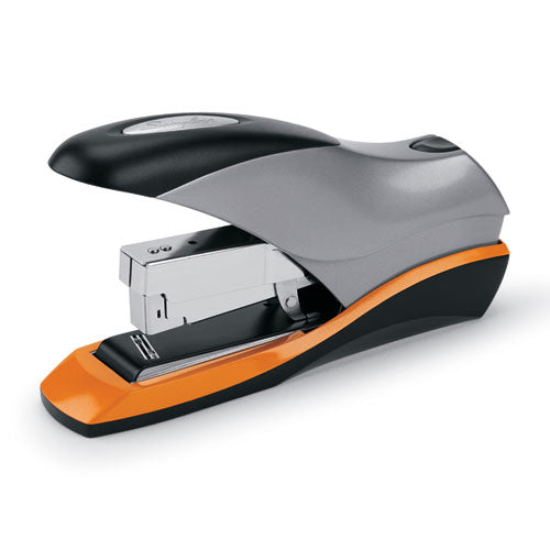 Optima 70 Desktop Stapler, 70-sheet Capacity, Silver/black/orange