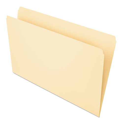 Manila File Folders, 1/3-cut Tabs: Assorted, Letter Size, 0.75" Expansion, Manila, 100/box