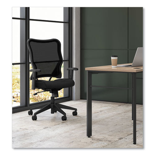 Vl702 Mesh High-back Task Chair, Supports Up To 250 Lb, 18.5" To 23.5" Seat Height, Black