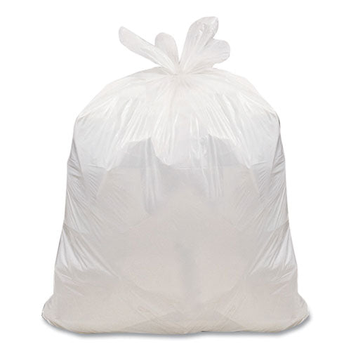 Super Value Pack, 8 Gal, 0.6 Mil, 22" X 24", White, 130 Bags/box, 6 Boxes/carton