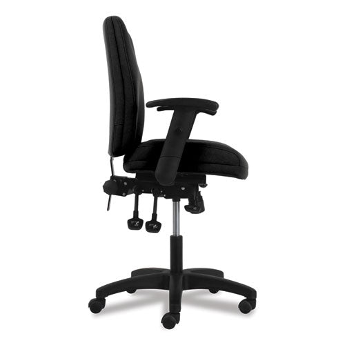 Network Mid-back Task Chair, Supports Up To 250 Lb, 18.3" To 22.8" Seat Height, Black