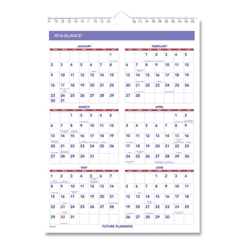 Monthly Wall Calendar With Ruled Daily Blocks, 8 X 11, White Sheets, 12-month (jan To Dec): 2023