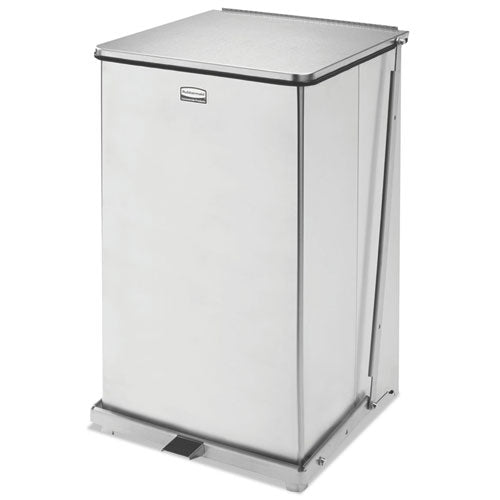 Defenders Heavy-duty Steel Step Can, 6.5 Gal, Steel, Red