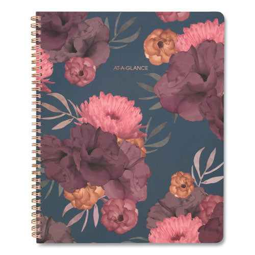 Dark Romance Weekly/monthly Planner, Dark Romance Floral Artwork, 11 X 8.5, Multicolor Cover, 13-month (jan-jan): 2023-2024