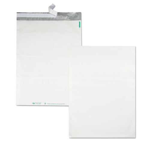 Redi-strip Poly Mailer, #5, Square Flap With Perforated Strip, Redi-strip Adhesive Closure, 12 X 15.5, White, 100/pack