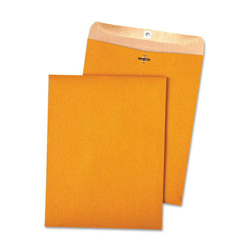 Recycled Brown Kraft Redi-strip Envelope, #10 1/2, Cheese Blade Flap, Redi-strip Closure, 9 X 12, Brown Kraft, 100/box