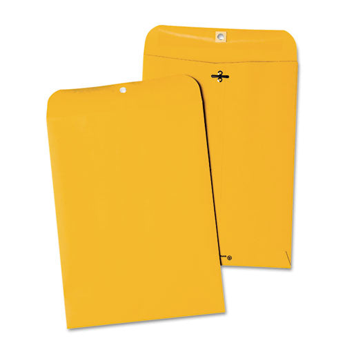Recycled Brown Kraft Redi-strip Envelope, #10 1/2, Cheese Blade Flap, Redi-strip Closure, 9 X 12, Brown Kraft, 100/box