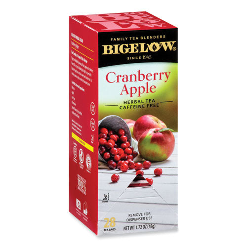 Bigelow Cranberry Apple Herbal Tea 28/box