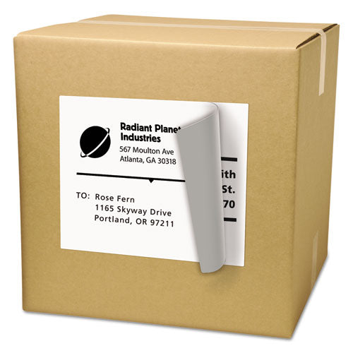 Shipping Labels With Trueblock Technology, Laser Printers, 8.5 X 11, White, 25/pack