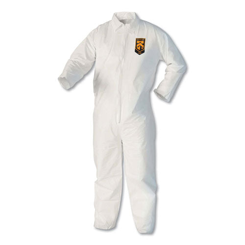 A40 Coveralls, White, Large, 25/carton