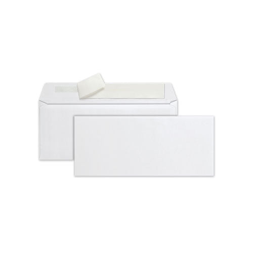 Redi-strip Envelope, #10, Commercial Flap, Redi-strip Heat-resistant Adhesive Closure, 4.13 X 9.5, White, 500/box