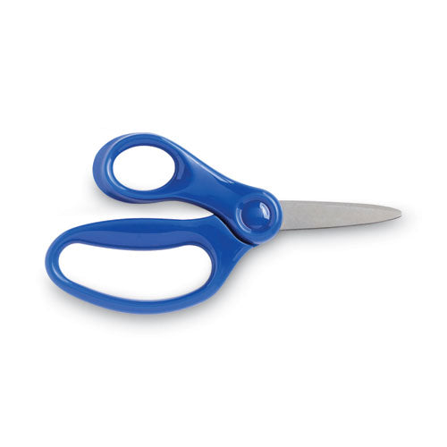 Kids/student Scissors, Pointed Tip, 5" Long, 1.75" Cut Length, Assorted Straight Handles