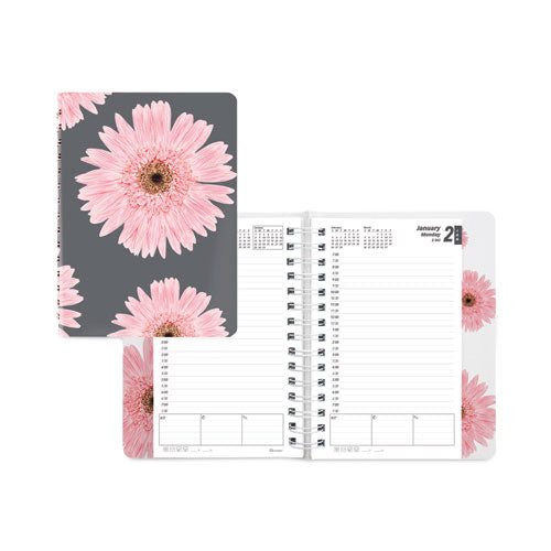 Pink Ribbon Essential Daily Appointment Book, Pink Ribbon Artwork, 8 X 5, Pink Cover, 12-month (jan To Dec): 2023