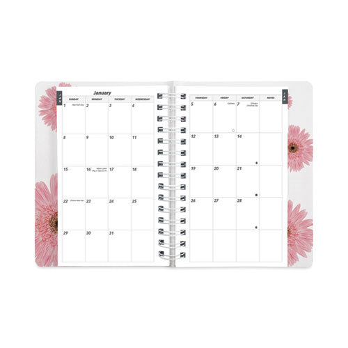 Pink Ribbon Essential Daily Appointment Book, Pink Ribbon Artwork, 8 X 5, Pink Cover, 12-month (jan To Dec): 2023