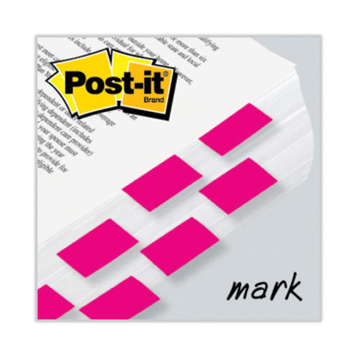 Standard Page Flags In Dispenser, Bright Pink, 100 Flags/dispenser