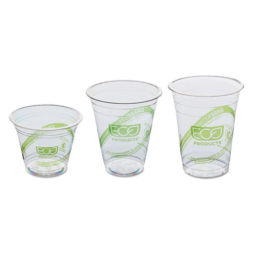 Greenstripe Renewable And Compostable Cold Cups, 9 Oz, Clear, 50/pack, 20 Packs/carton
