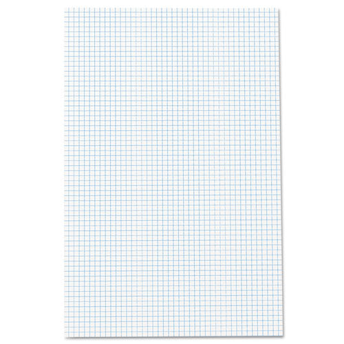 Quadrille Pads, Quadrille Rule (4 Sq/in), 50 White (standard 15 Lb Bond) 11 X 17 Sheets