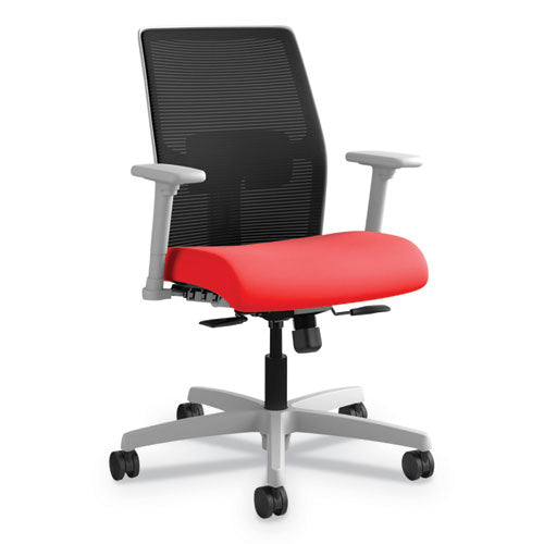 Ignition Series Mesh Mid-back Work Chair, Supports Up To 300 Lb, 17.5" To 22" Seat Height, Black
