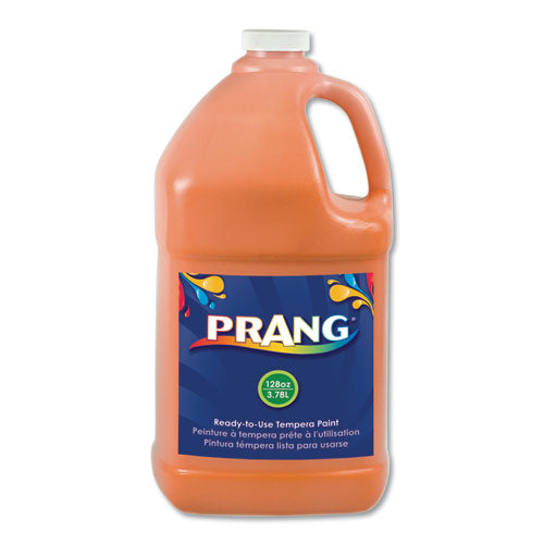 Ready-to-use Tempera Paint, Orange, 16 Oz Dispenser-cap Bottle