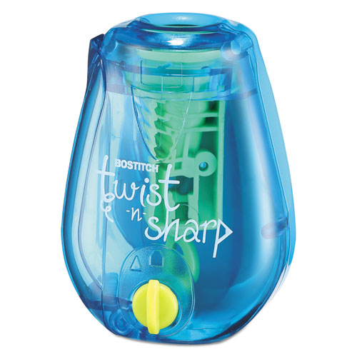 Twist-n-sharp Pencil Sharpener, One-hole, 3.5 X 1.25 X 5.5, Randomly Assorted Colors