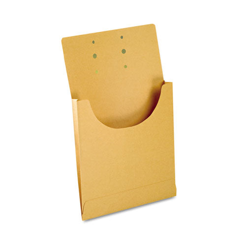 Expandable Kraft Retention Jackets, Straight Tab, Letter/legal Size, Brown, 100/box