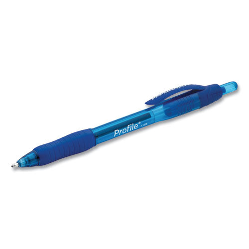 Profile Ballpoint Pen, Retractable, Bold 1.4 Mm, Blue Ink, Blue Barrel, 36/pack