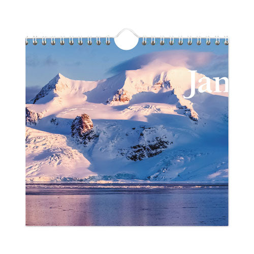 Scenic Monthly Wall Calendar, Scenic Landscape Photography, 15.5 X 22.75, White/multicolor Sheets, 12-month (jan-dec): 2023