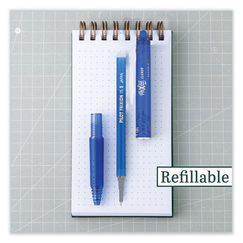 Refill For Pilot Precise V7 Rt Rolling Ball, Fine Conical Tip, Blue Ink, 2/pack