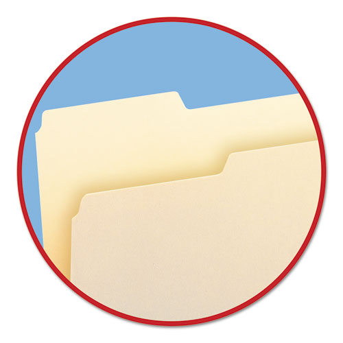 Manila File Folders, 1/3-cut Tabs: Left Position, Letter Size, 0.75" Expansion, Manila, 100/box