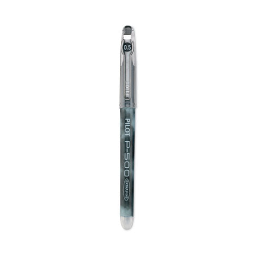Precise P-500 Gel Pen, Stick, Extra-fine 0.5 Mm, Black Ink, Black Barrel, Dozen