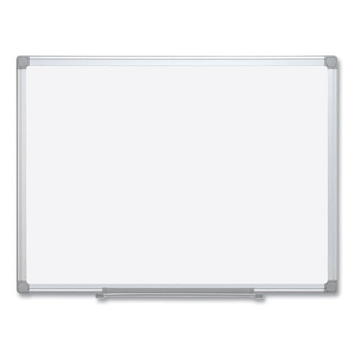 Earth Silver Easy-clean Dry Erase Board, Reversible, 72 X 48, White Surface, Silver Aluminum Frame
