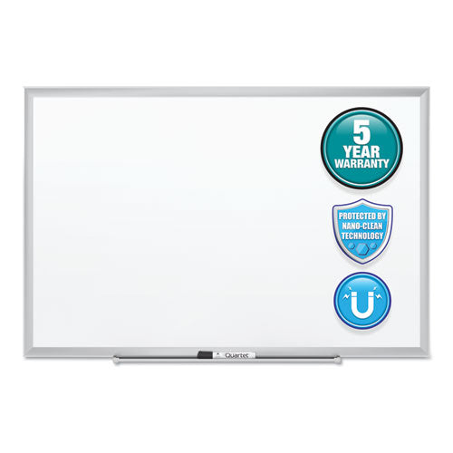 Classic Series Nano-clean Dry Erase Board, 96 X 48, White Surface, Silver Aluminum Frame