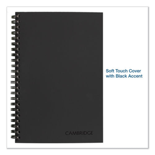 Wirebound Guided Quicknotes Notebook, 1-subject, List-management Format, Dark Gray Cover, (80) 8 X 5 Sheets