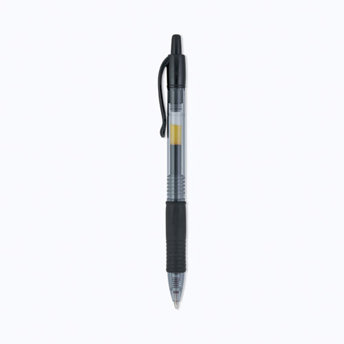 G2 Premium Gel Pen, Retractable, Extra-fine 0.5 Mm, Black Ink, Smoke Barrel, Dozen